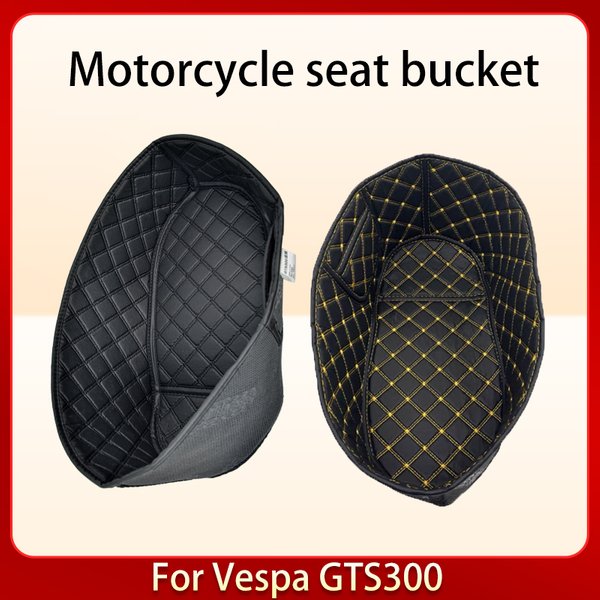 Geeignet für Vespa GTS 300 Unter-Sitz-Aufbewahrungspolster - Motorradzubehör, Rollerzubehör, Sitzfach-Einlagepolster, Wa