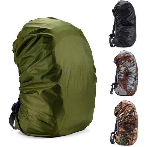 Rain Cover For Backpack 45L Waterproof Bag Camo Tactical Outdoor Camping Hiking Climbing Dust Raincover