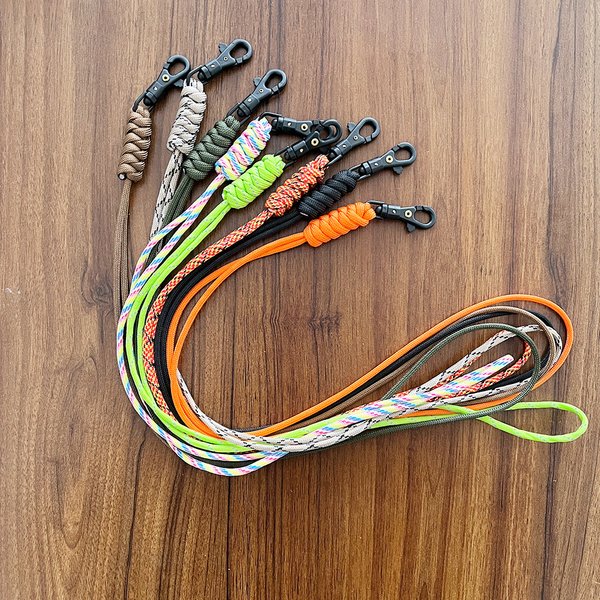 Lanière en Nylon haute résistance avec boucle rotative, 1 pièce, porte-clés pour téléphone portable, sangle de cou, corde paracorde, accessoires de collier