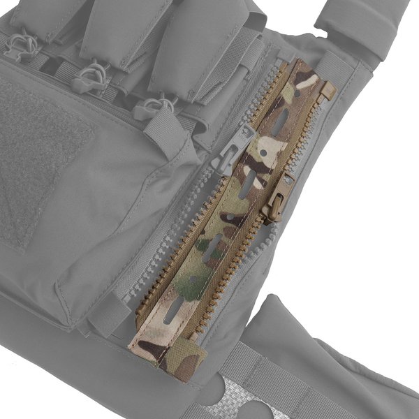 Taktyczny panel tylny w stylu Ferro z przedłużeniem na zamek błyskawiczny i adapterem MOLLE 10 # Panele do plecaka typu plate carrier FCPC do airsoftu myśliwskiego