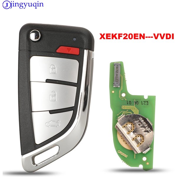 Xhorse jingyuqin XEKF20EN VVDI Key With Super Remote XT27 Chip For VVDI Key Tool MINI Max 4BUTTONS