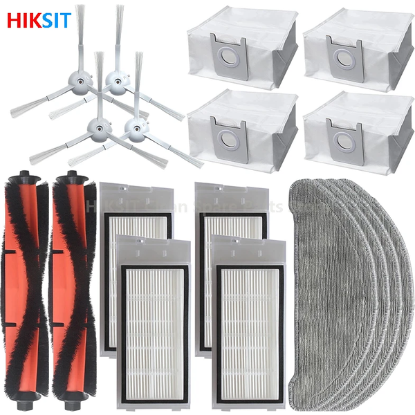 Main / Side Brush Hepa Filter Mop Cloth Dust Bag Accessories For XiaoMi Roidmi Eve Plus SDJ01RM Robot Vacuum Cleaner Spare Parts