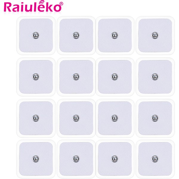 10/20 Stück Tens-Elektrodenpads für Myostimulator, selbstklebende Vlies-Maschinenpads, Schlankheitsmassagegerät, selbstklebendes Gel-Patch-Pad