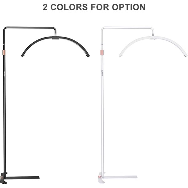 NEUE Halbmond-Bodenleuchte 36W 3200K-5600K Dimmbare LED-Videoleuchte für Smartphone LED-Videoleuchte für Handy LED-Aufnahmelampe