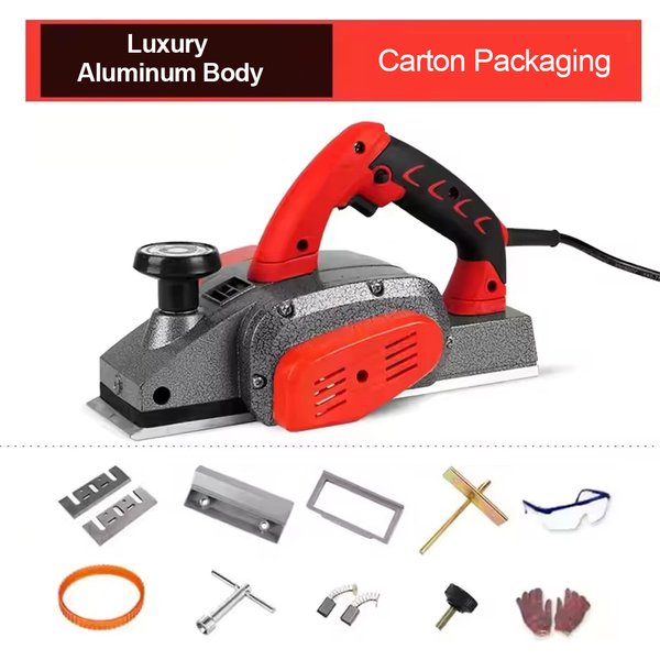 220V 1600W Elektrischer Hobel & Holzfräser, Hochleistungs-Fräs-, Gravur- und Schlitzmaschine für Holzbearbeitung DIY