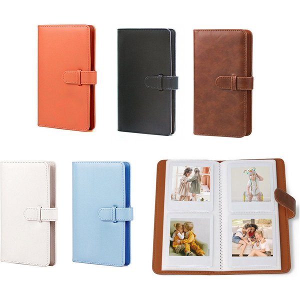 80 Taschen Retro PU Fotoalbum passend für Instax Square Film für Fujifilm SQ1 SQ6 SQ20 SQ10 SP3 Kamerazubehör