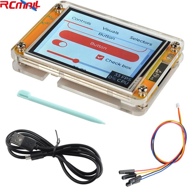 2,8-Zoll-ESP32-Modul TFT-LCD-Display mit Acrylgehäuse Dual-Core ESP32-2432S028R WIFI+BT 240X320 ILI9341 Resistiver Touchscreen
