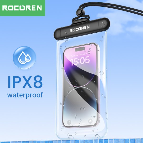 Rocoren Waterproof Phone Case for iPhone 1514 13 Pro Samsung Xiaomi Swim Water Proof Phone Case Bag Universal Protection Cover