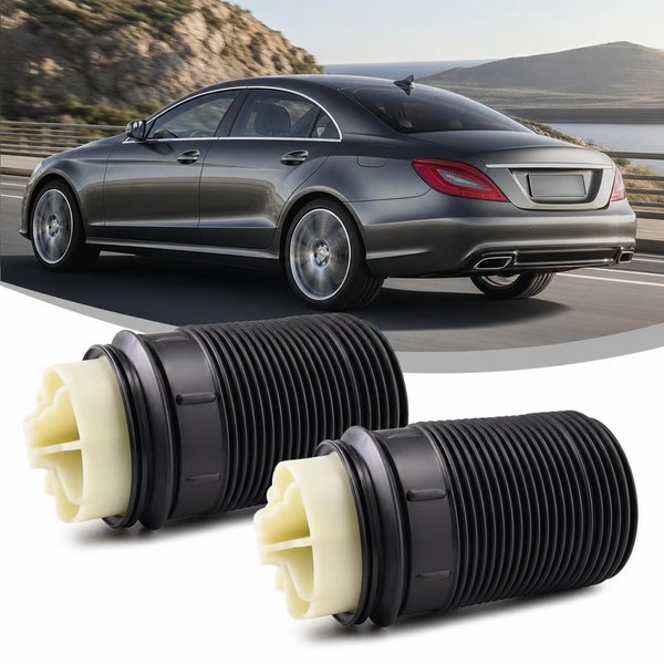 2 Stück Auto-Hinterachse Stoßdämpfer Feder Luftfederung für Mercedes CLS C218 X218 E-Klasse W212 S212
