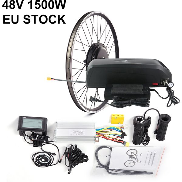 CSC Elektrofahrrad-Umbausatz mit 48V-Batterie, 1500W-Motor, Vorderrad, Hinterrad, 20 Zoll, 26 Zoll, 27,5 Zoll, 29 Zoll E-Bike-Kit