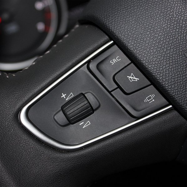 Neue Lenkradverkleidung Aufkleber für Peugeot 508 2011-2016/2014-2015 408 Zubehör Fahrzeug-Styling