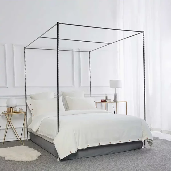 21mm 4 Corner Post Bed Canopy Mosquito Netting Bracket Stainless Steel Mosquito Net Frame No Mosquito Net