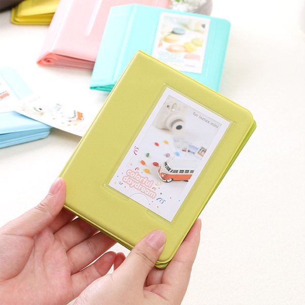 3 Zoll Fotoalbum Macarone Farbe Polaroid Fotoalbum Diamant Textur 36 Stück Fotoalbum Mini Kinder Fotoalbum