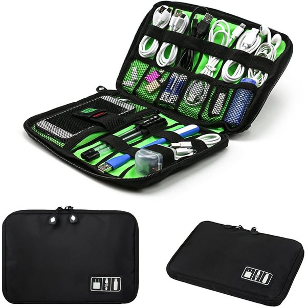 Gadget Cable Organizer Storage Bag Travel Electronic Accessories Cable Pouch Case USB Charger Power Bank Holder Digitals Kit Bag