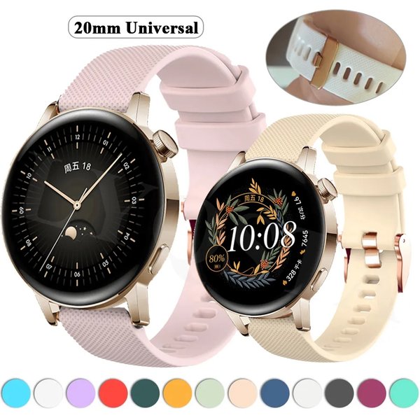 20mm GT 2 Silikon Straps Für Huawei Honor Magic Uhr 2 42mm Armband Sport Smart uhr Ersatz GT2 GT3 GT 3 42mm Armband