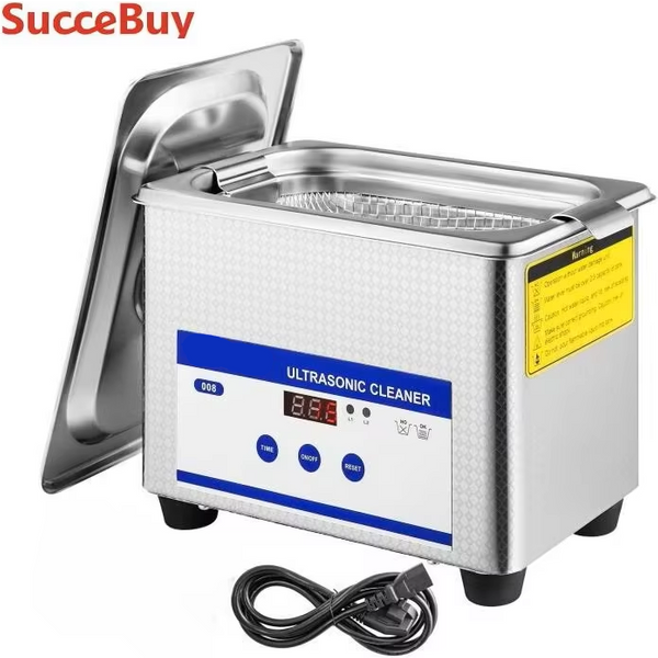 SucceBuy 800ml nettoyeur à ultrasons Portable nettoyage Machine à laver 35W Mini lave-vaisselle bain à ultrasons appareil ménager sonique