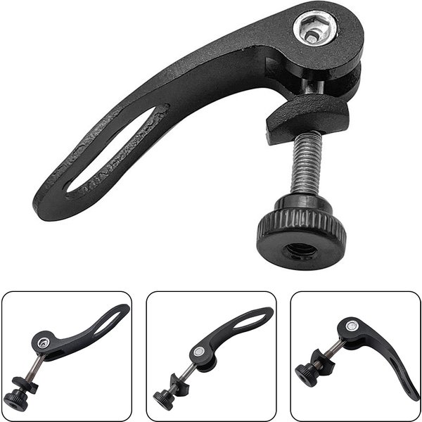 M5x45mm Mountain Bike Seat Post Aluminum Quick Release Screw Tube Clamp Lightweight Adjustable Seat Height Bicycle Parts Tools