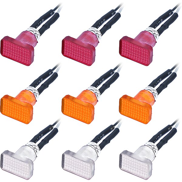 Lampe LED 3mm pour camion RC, lumière de position, lumière latérale, lumière d'avertissement pour voiture 1/14 Tamiya SCANIA 770S R620 VOLVO BENZ MAN TGX