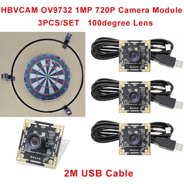 Moduł kamery USB OV9732 1MP 1280x720 100 stopni do systemu punktacji Autodarts