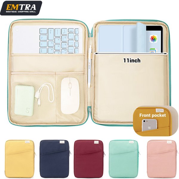 Tablet Handbag Case 9-11inch For iPad Air 4 5 Pro 11 Mini 5 6 iPad Case For XiaoMi 5 Samsung Huawei Lenovo Shockproof Pouch Bags