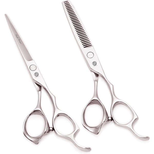 Professional Barber Scissors Purple Dragon 6" Japan 440C Hair Cutting Scissors Thinning Shears Beauty Tool Dropshipping Z1024