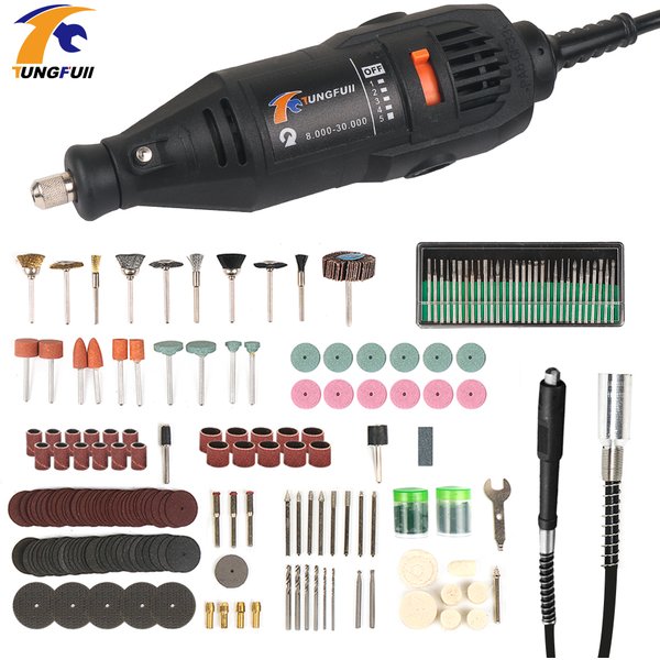 Graveur elektrische Bohrmaschine Mini Dremel Werkzeug elektrische Bohrmaschine Mini 220V für rotierende Werkzeuge mit Elektro werkzeug Zubehör