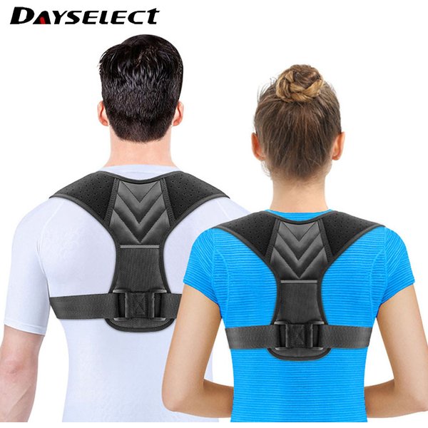 Adjustable Back Shoulder Posture Corrector Belt Clavicle Spine Support Reshape Your Body Home Office Sport Upper Back Neck Brace