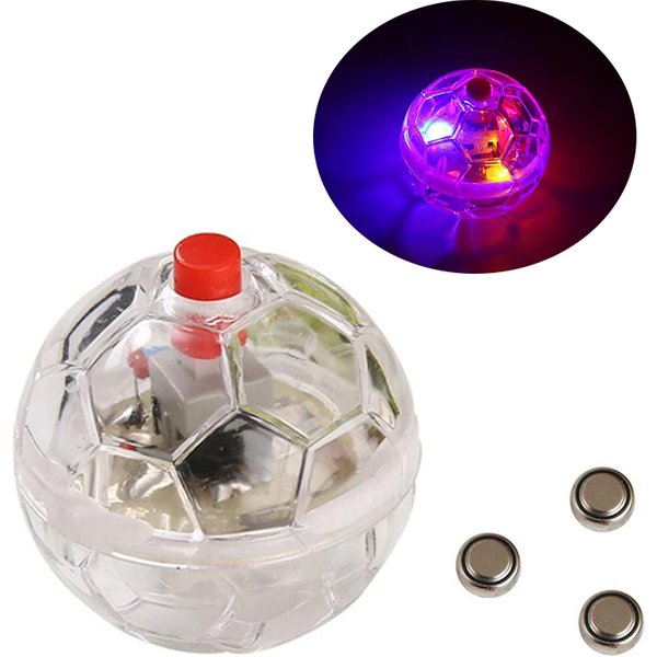 Katze transparent leuchtenden Ball Spielzeug blinkt interaktive LED-Berührung aktiviert leuchtenden Ball geeignet Kätzchen Welpen Lauf übung