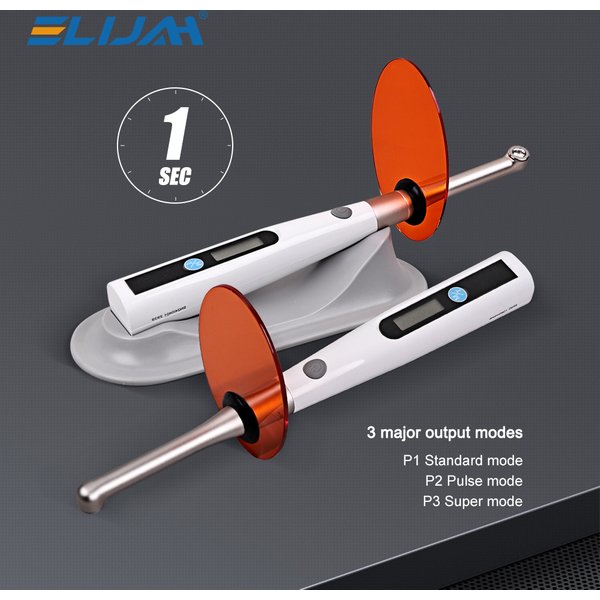 Dental-härtende LED-Lampe, kabellos, 1 Sekunde Heilung, Licht 800–1400 mW/cm2 Zahnmedizin-Ausrüstung