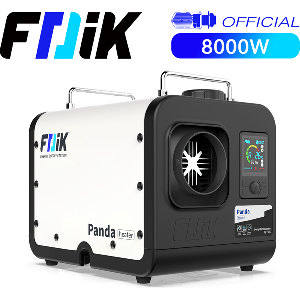 FDIK U6 Pro Dieselheizung 8KW 12V 24V 220V Standheizung mit geräuscharmer Pumpe, tragbare Heizung für Camping, Lager, LKW, Boot
