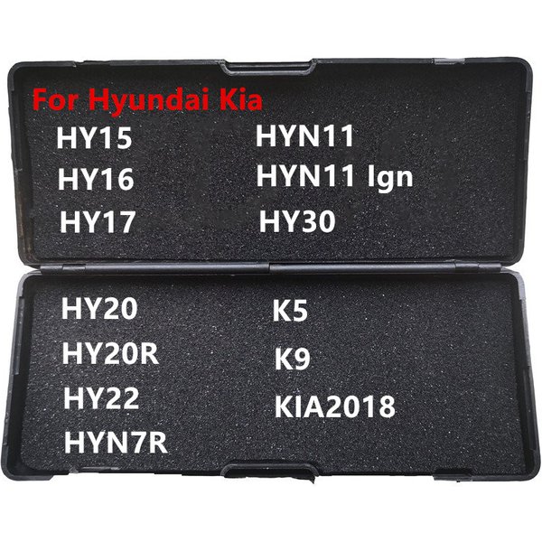 Lishi 2 in 1 Tool HY15 HY16 HY17 HY20 HY20R HY22 HYN7R HYN11 HY30 K5 K9 Kia2018 for Hyundai Kia Locksmith Tool