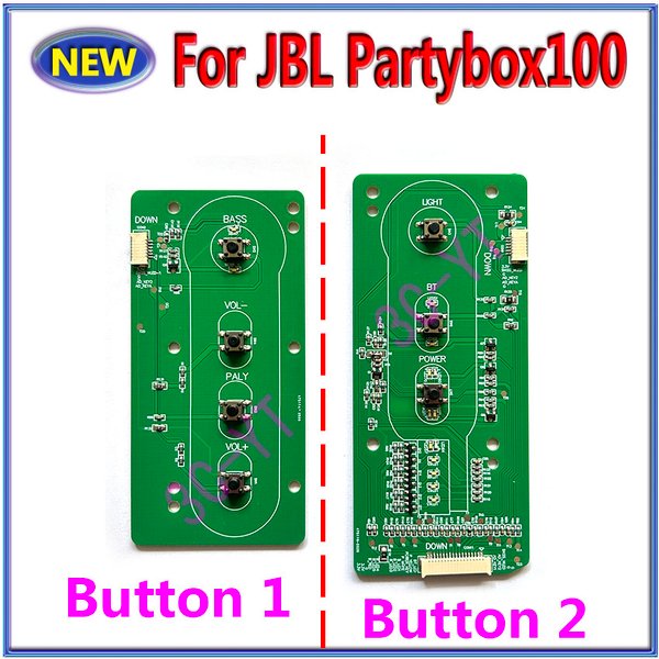 1 Stück Neue Tastenschalter-Platine Tastatur für JBL Partybox100 Party Box 100
