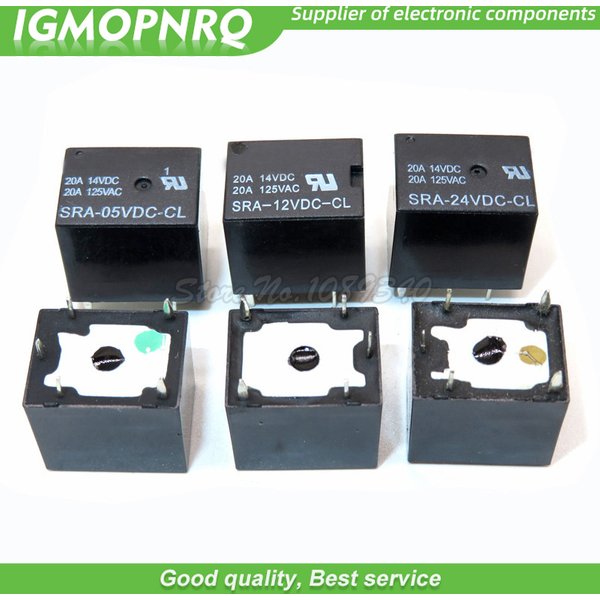 5pcs hohe qualität relais SRA-12VDC-CL SRA-05VDC-CL SRA-24VDC-CL 5pins 12v 5v 24v dc t74 relais igmopnrq