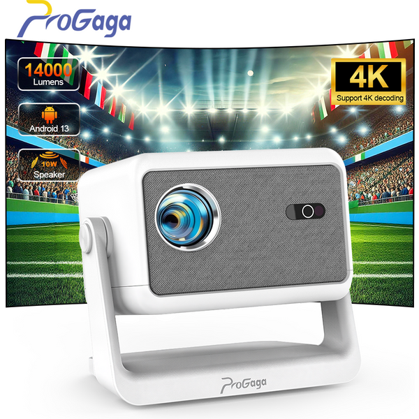 PROGAGA PG370 MAX Native 1080P 700ANSI 4K Android Projektor Smart TV Heimkino Tragbarer Video-Beamer Projektor Mit AirMouse