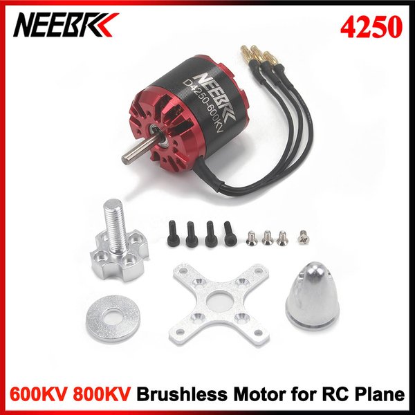 NEEBRC 4250 600KV 800KV Outrunner Bürstenloser Motor 3-7S für RC FPV Drone Starrflügel-Multicopter Quadcopter Hubschrauber Flugzeug