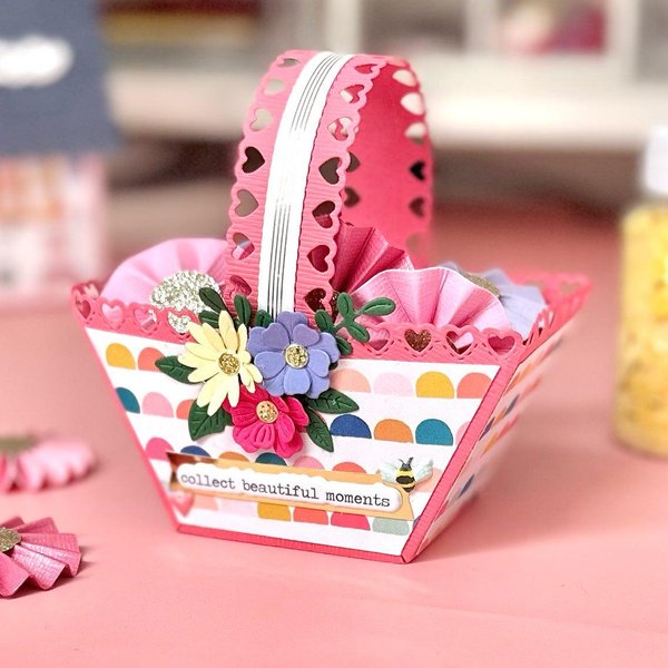 Alinacutle matrices de découpe en métal coupe mignon panier boîte-cadeau Scrapbooking papier artisanat fait à la main Album carte poinçon Art couteau matrices