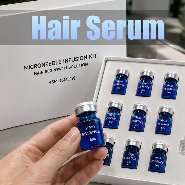 Haarwuchs-Pflegeset Mikroneedling Tiefenpflegendes Feuchtigkeitsspendendes Beruhigendes Kopfhautserum Stärkt die Haarwurzeln Verbessert die Kopfhautgesundheit