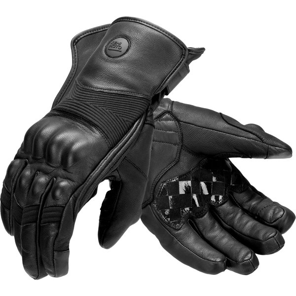 KEMITOUR Winter-Leder-Motorradhandschuhe, wasserdicht, mit Touchscreen-Funktion, für ATV, UTV, Roller, Touren, Herren und Damen.