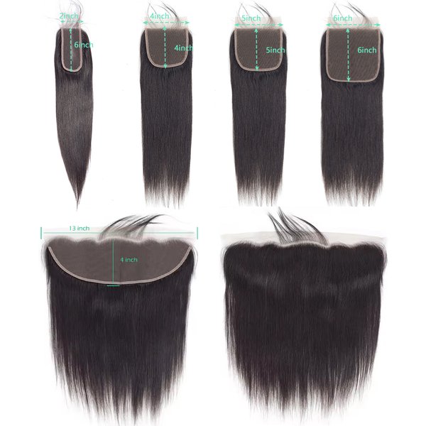 Straight 4x4 5x5 6x6 Mèches Avec Closures Perruque Vietnamienne Haut Qualité Closure Cheveux Humain Transparent Frontal Lace Only 13x4 Lace Frontal Hd 2x6 Hd Lace Closure For Women 3-5 Days Delivery