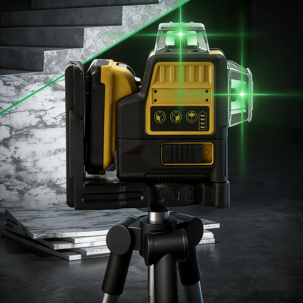 2026 DW089LG 12 Linien 3 Seiten*360 Grad Vertikal 12V Lithium-Batterie Laser-Nivelliergerät Horizontal Grün Outdoor-Messgerät