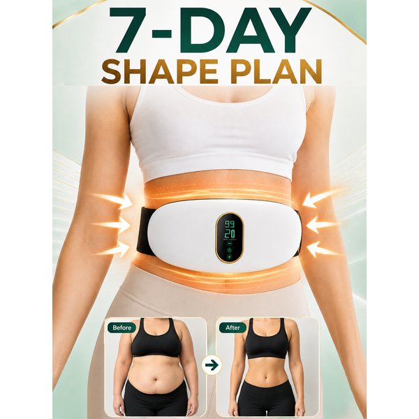 Masseur corporel électrique à 3 modes pour éliminer la graisse du ventre, de la taille, des bras, des jambes et des fesses, machine de remodelage corporel sans fil rechargeable