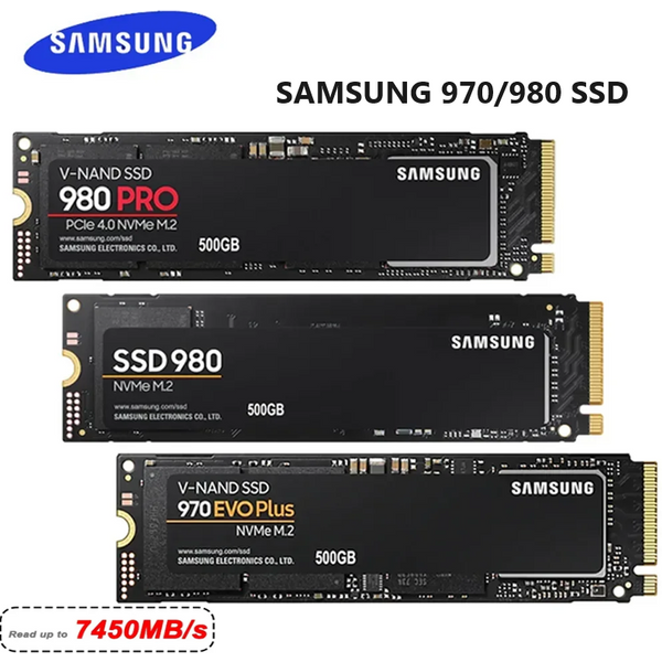 SAMSUNG SSD M2 Nvme 500GB 990 PRO 250GB Internal Solid State Drive 980 1TB HDD Hard Disk 980 PRO M.2 970 EVO Plus 2TB For Laptop