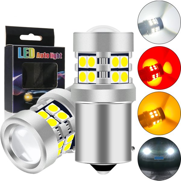 2x p21w 1156 ba15s py21w bau15s LED-Lampen 12v 1157 bay15d LED p21/5w Blinker 3030smd t20 7443 Rückwärts bremsleuchten