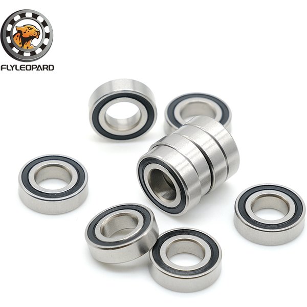 2 Stück S687-2RS Edelstahl-Kugellager 7x14x5 MM Doppelt Abgedichtetes Angelrollenlager SMR63RS SMR74RS SMR148RS S693RS S688RS