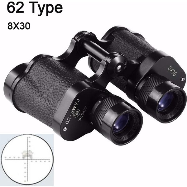 Powerful Army 62 Binoculars 8x30 Long Range Telescope With Rangefinder Reticle HD Military For Hunting Outdoor Camping Sports
