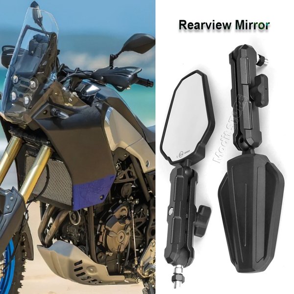 For YAMAHA TENERE 700 Tenere700 Motorcycle Westwind Rearview Mirror Adventure ADV Foldable Mirrors For xt660z xt1200 Tracer 9 GT