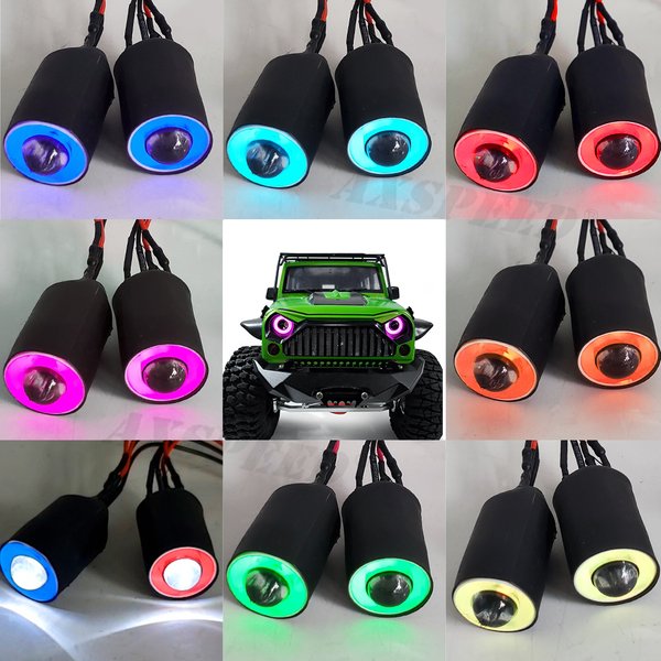 AXSPEED Multifunktions RC Auto Scheinwerfer LED Lichter 10/13/17/22mm 4,2 v-6 v für Axial SCX10 TRX4 TRX6 D90 Dekoration Teile