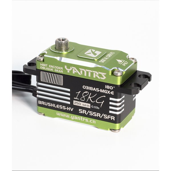 YANTRS – engrenage hélicoïdal en acier à Induction magnétique sans balais, 18KG, 8.4V 0.03S, adapté pour voiture de course à dérive 1/8 1/10