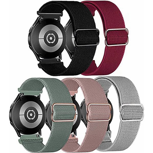 Strap for Samsung Watch 5/5 Pro/4 Classic/3/Active 2 Adjustable Elastic 18mm 20mm 22mm Bracelet Huawei GT/2/Pro/Fitbit Versa 2