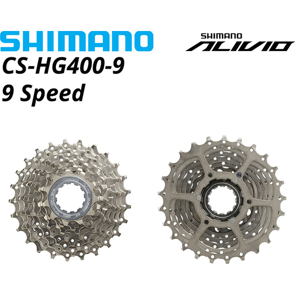 Shimano Alivio M4000 HG400 9-Gang-Fahrradkassette MTB Mountainbike Freilauf HG400 9S 11-25T 11-28T 11-32T 11-34T 11-36T